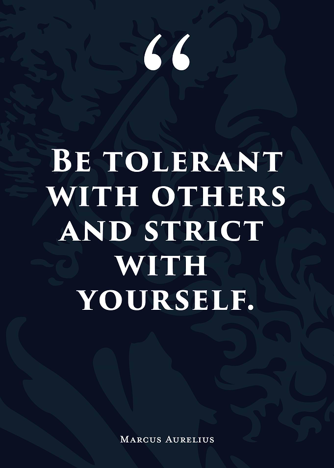 Stoic Quote 17 Blue
