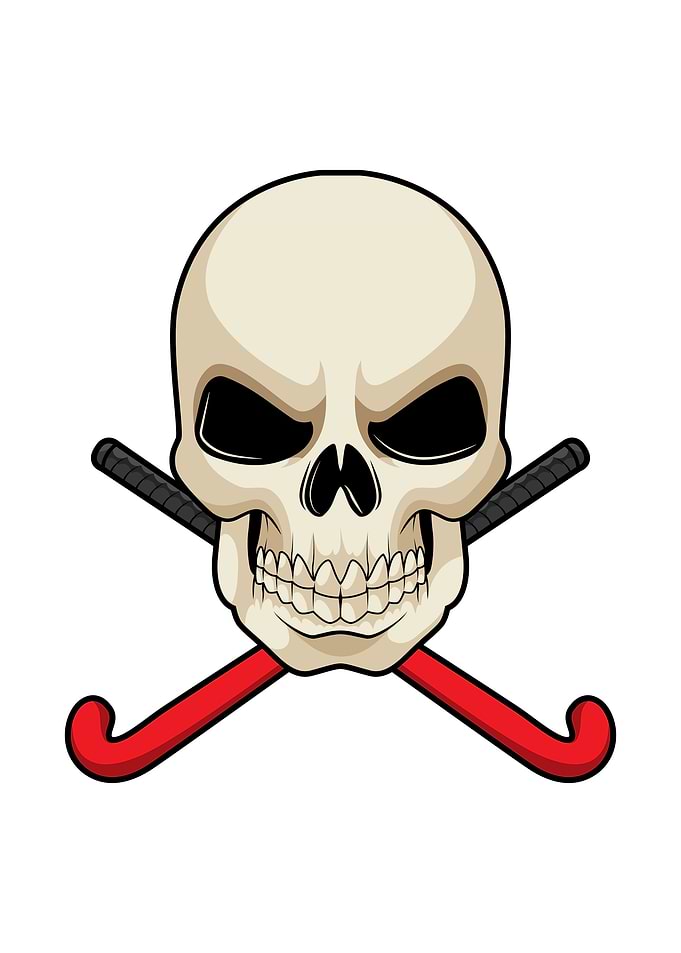 Skull Hockey Hockey stick