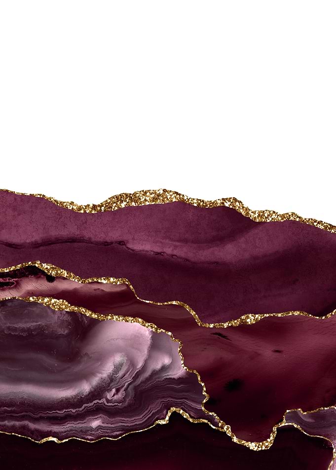 Burgundy Gold Agate Tex 25