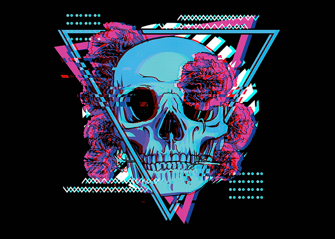 Skull And Roses Aesthetic