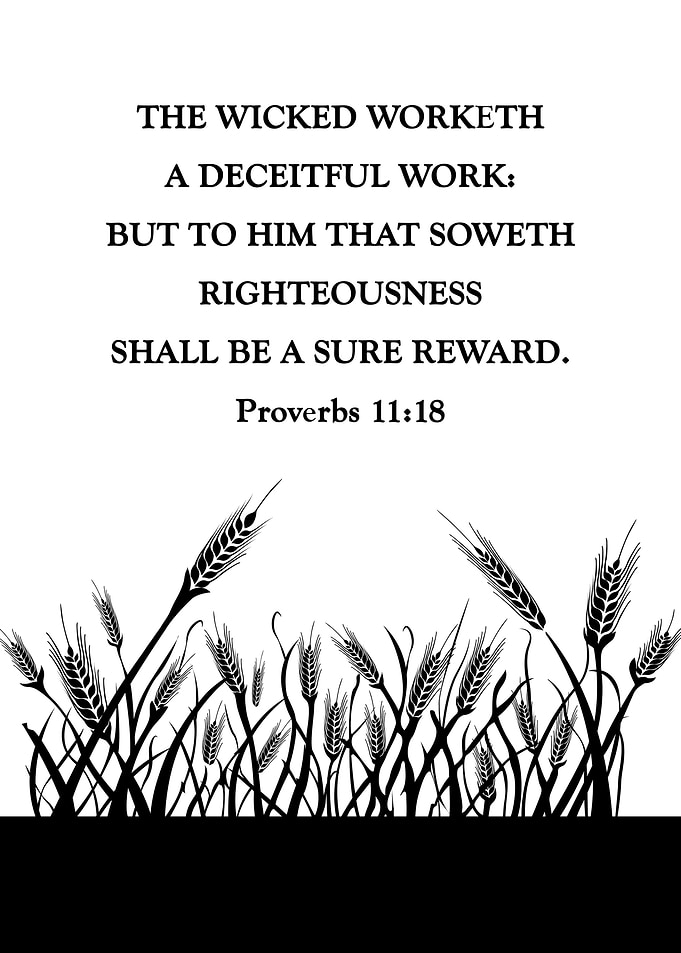 Proverbs 11 18