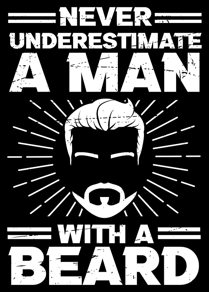 Beard wearer saying Never