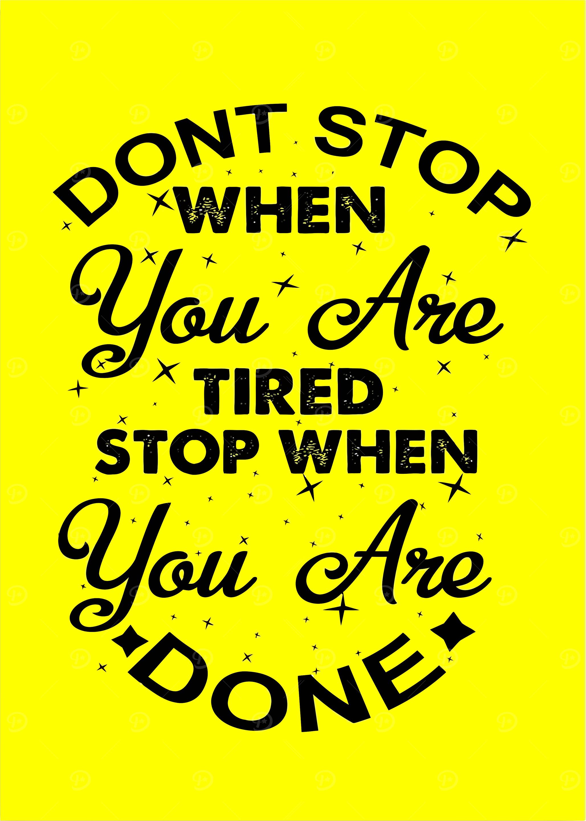 Inspirational Quote Dont