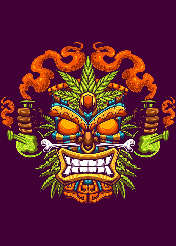 Tiki Cannabis Bong