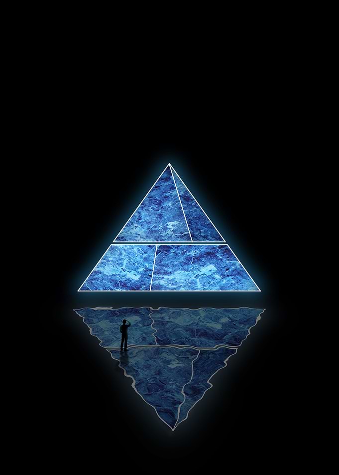 The blue pyramid