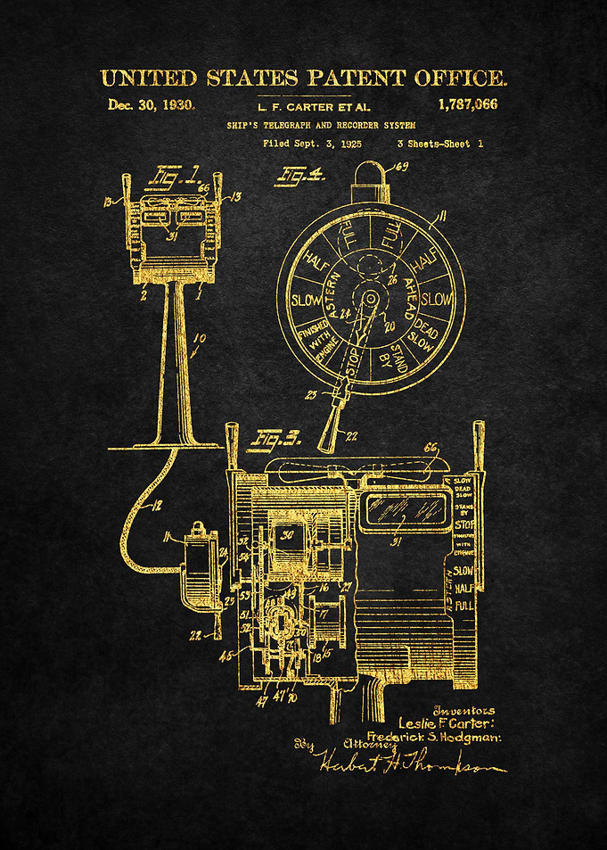 12 Ship Telegraph Patent