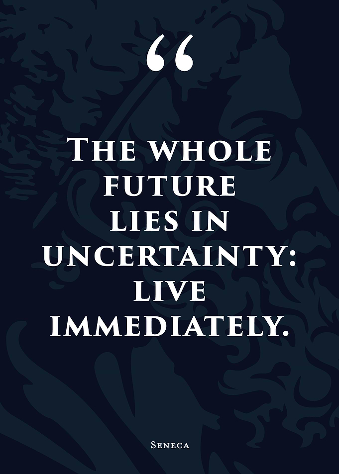 Stoic Quote 25 Blue