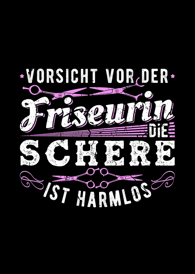 Friseurin Schere Friseur