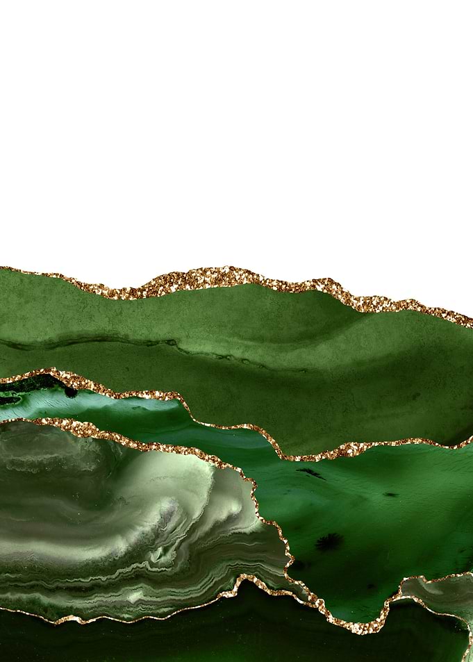 Green Gold Agate Textur 25