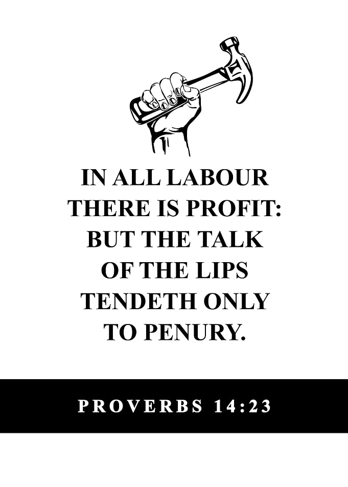 Proverbs 14:23