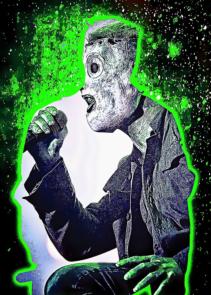 singer leader illustration
