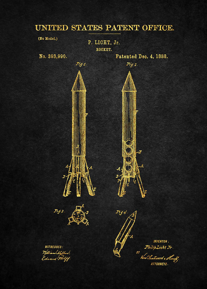 65 Rocket Patent 1888