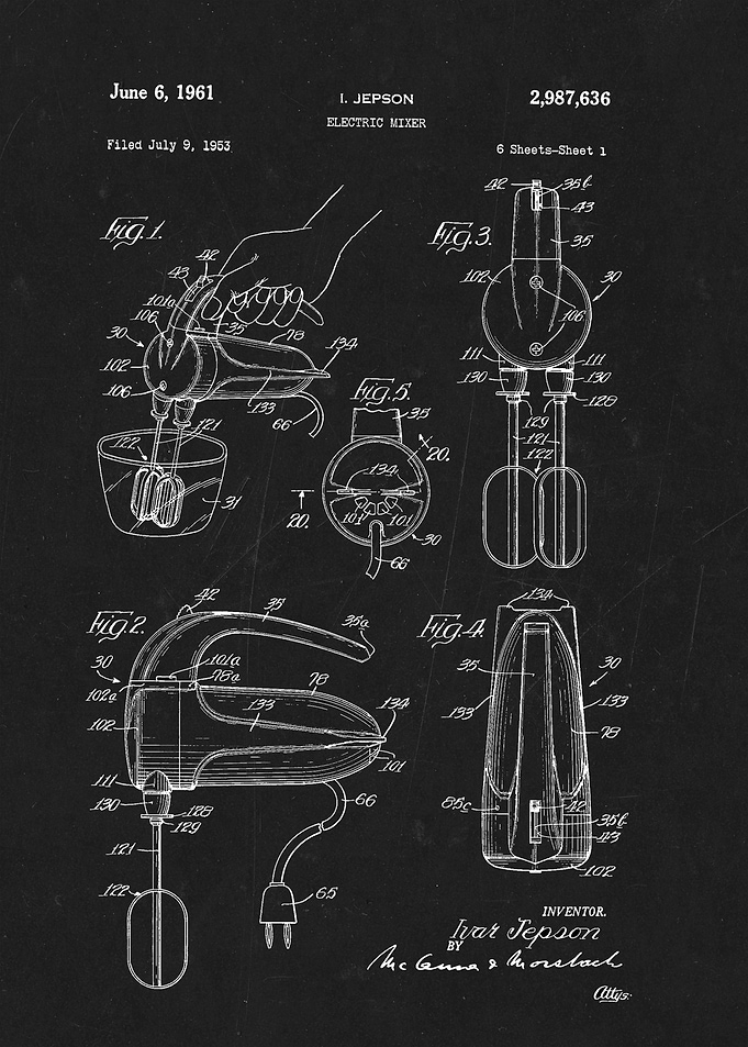 Hand mixer patent