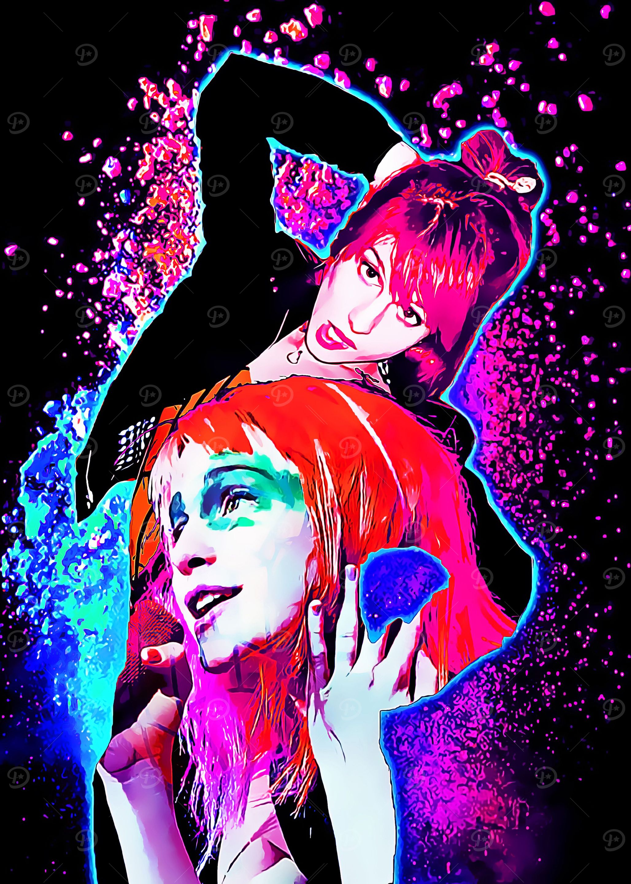 singer leader illustration