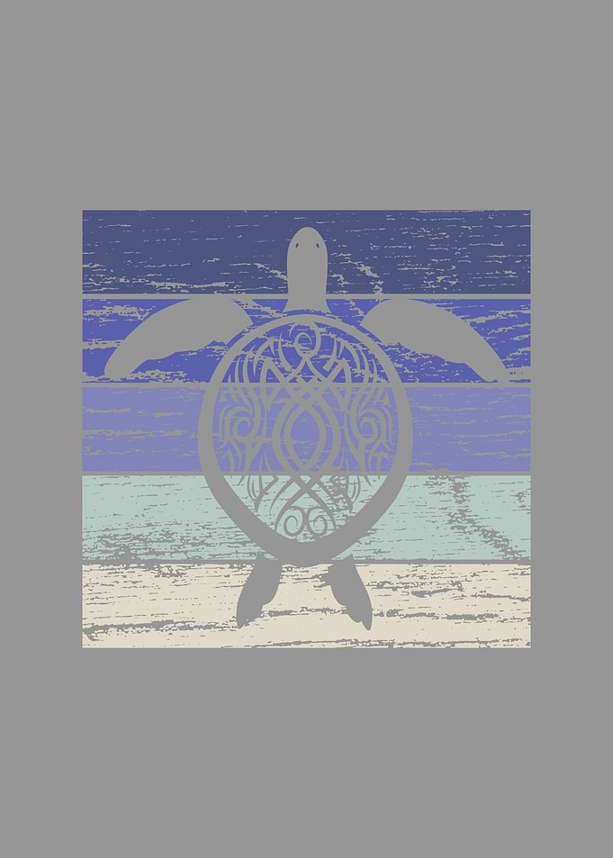 Turtle Retro Vintage