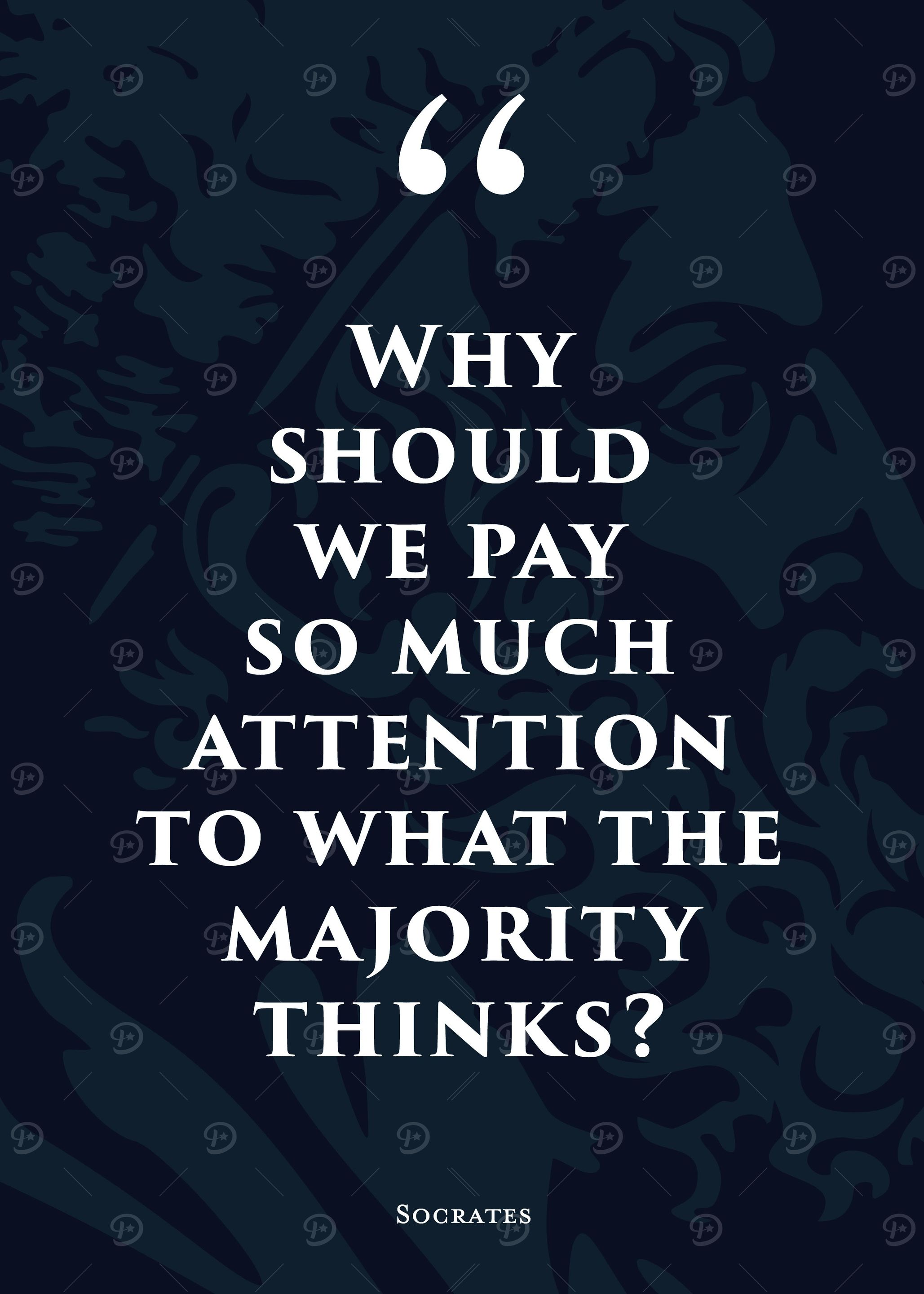 Stoic Quote 34 Blue