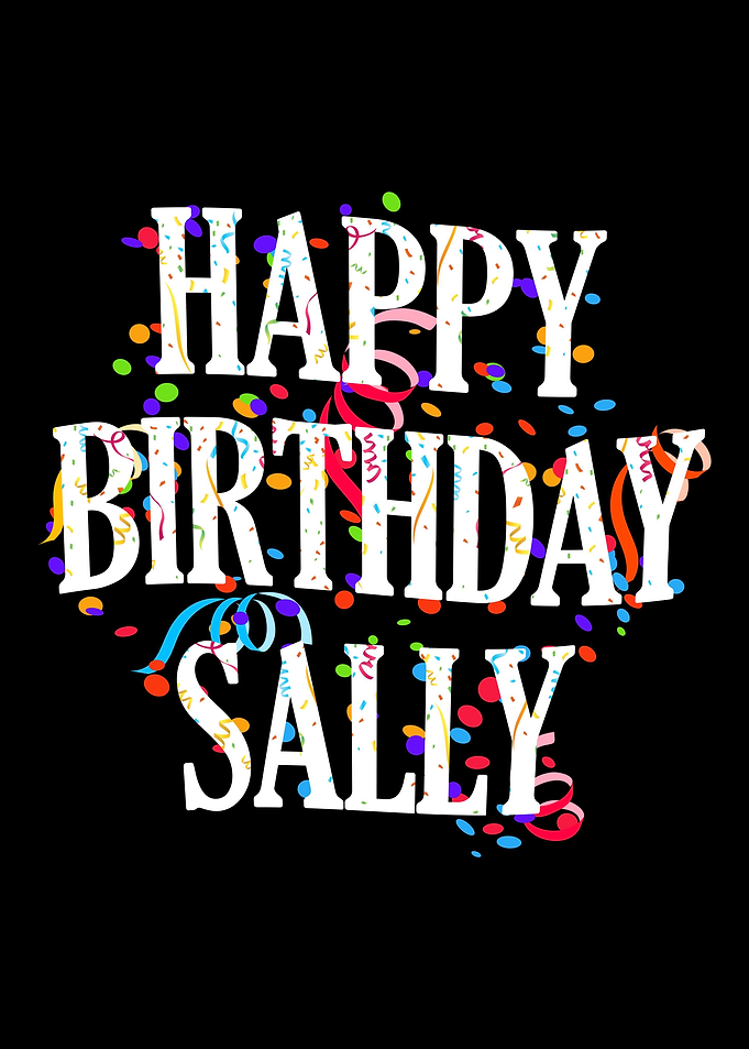 Happy Birthday Sally