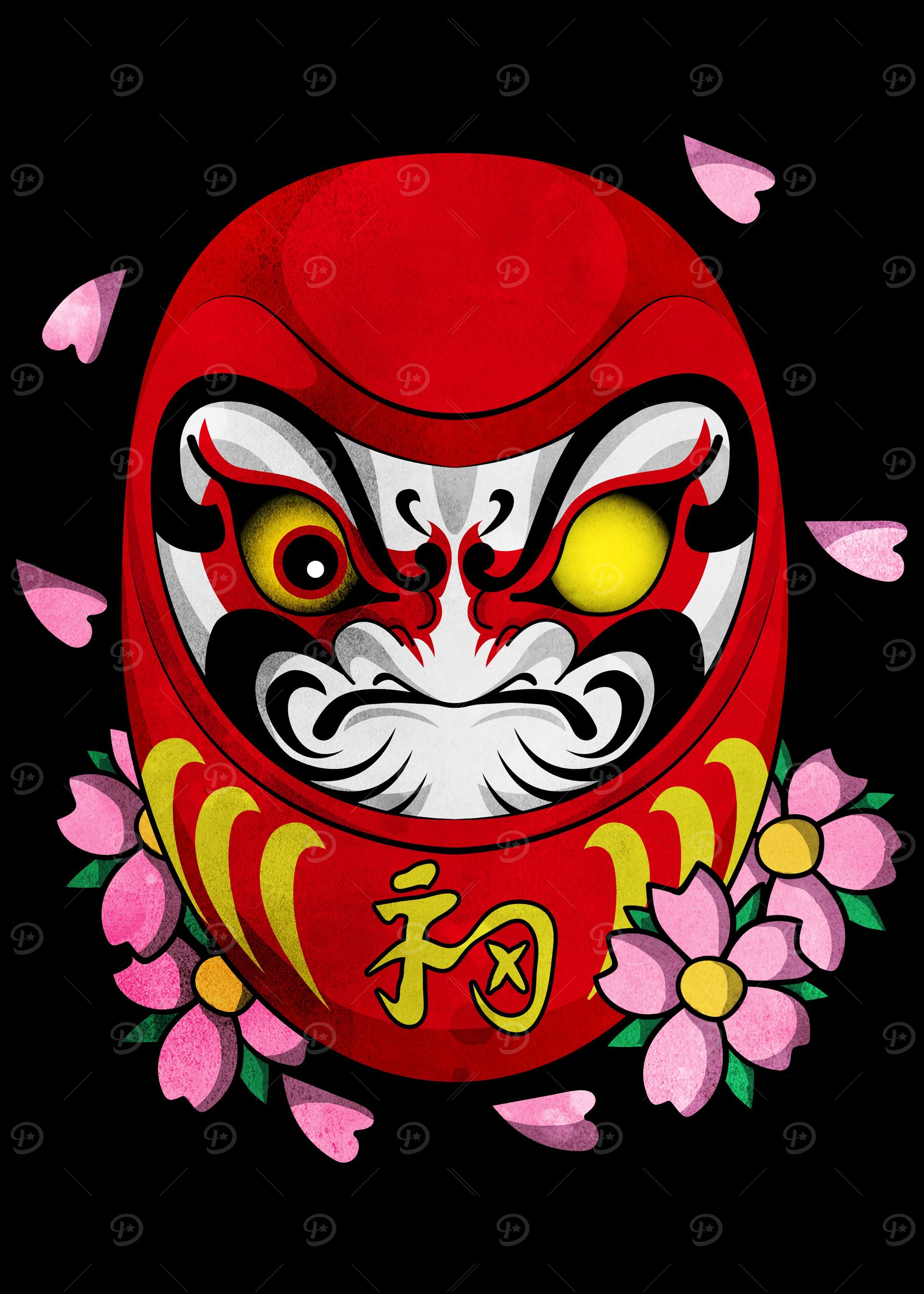 daruma japan tattoo