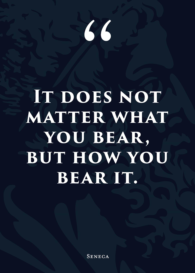 Stoic Quote 26 Blue