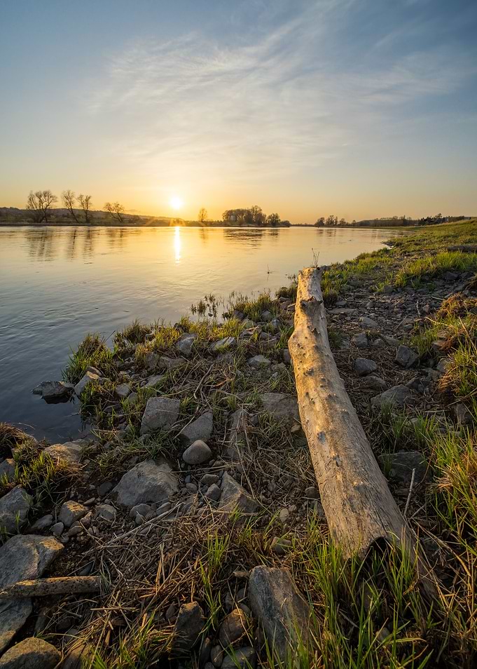 Sunset near Dresden
