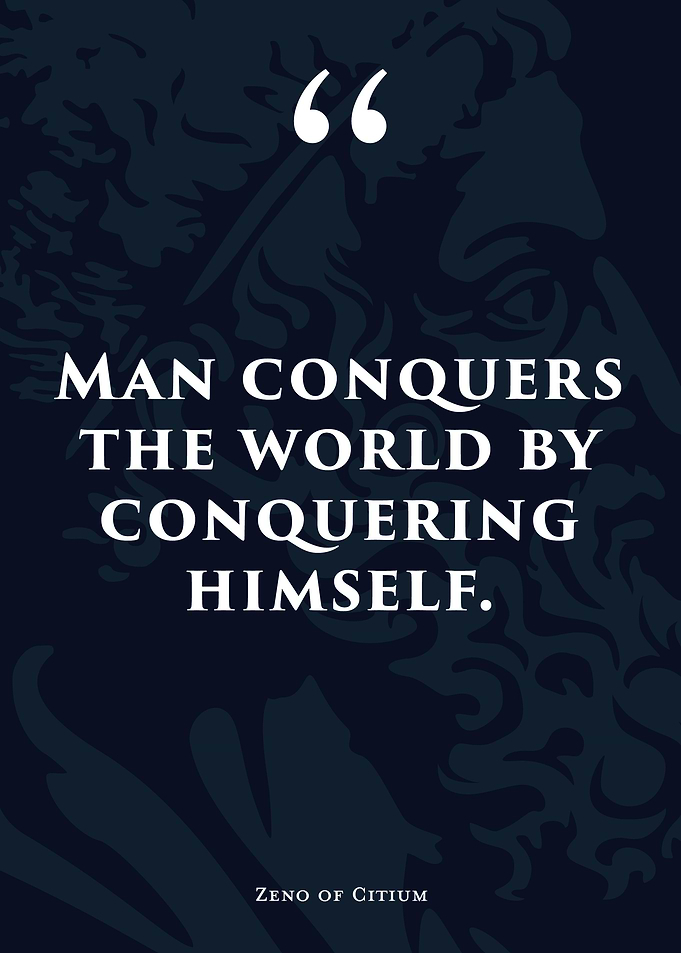 Stoic Quote 30 Blue