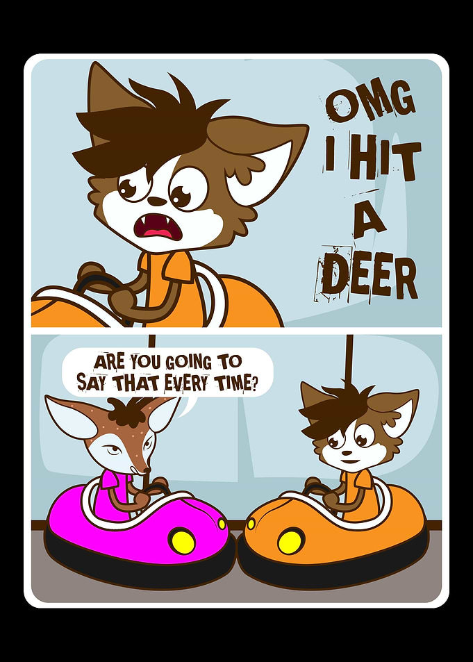 Hit A Deer Furry Owner Gif
