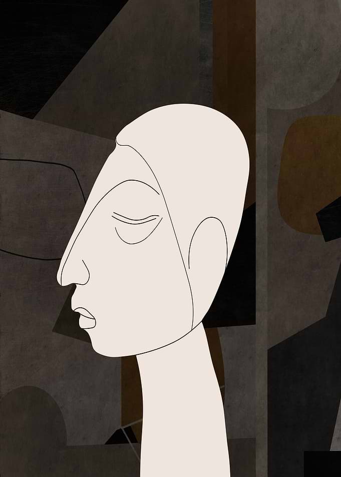 Minimal line drawing 47