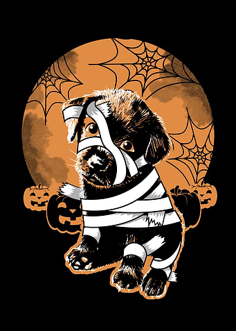 Halloween puppy
