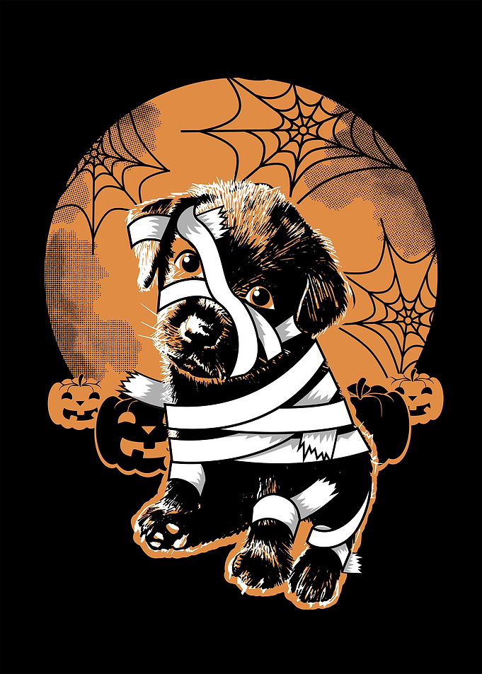 Halloween puppy