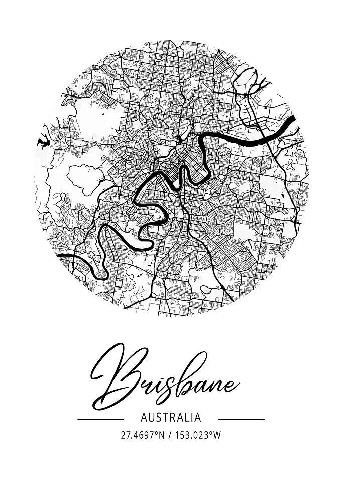 Brisbane Map Australia