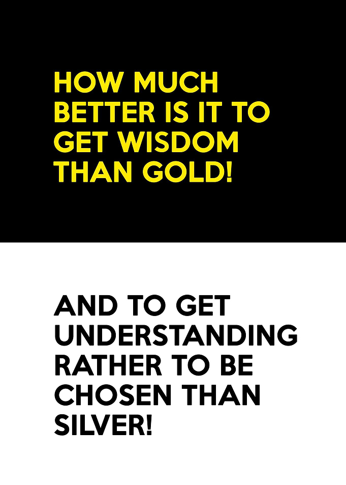 Proverbs 16 16
