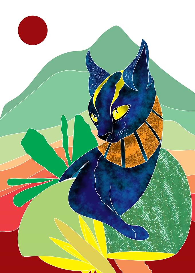 Cat in the Mountains