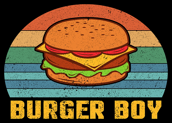 Burger fast food design