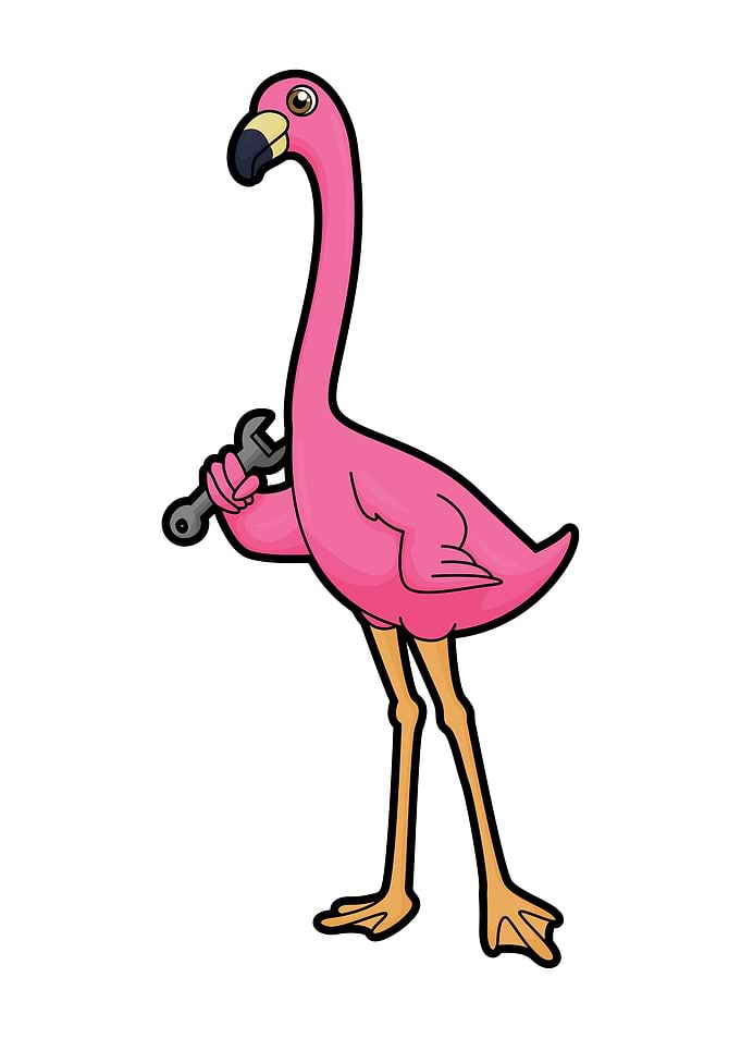 Flamingo Mechanic Wrench