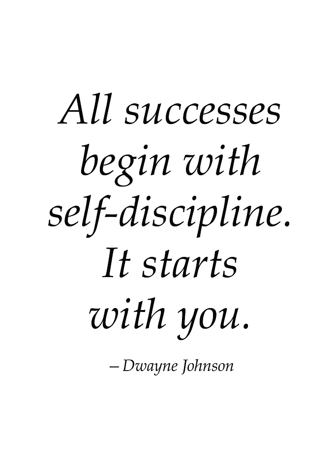 Success From Discipline