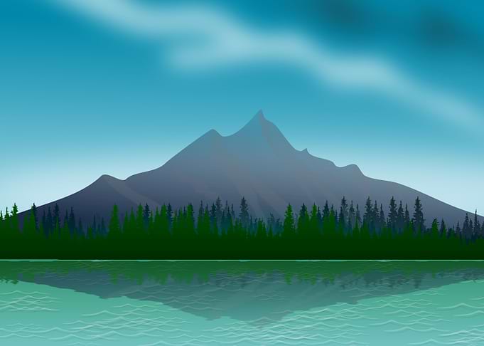 Illustrated Mountain