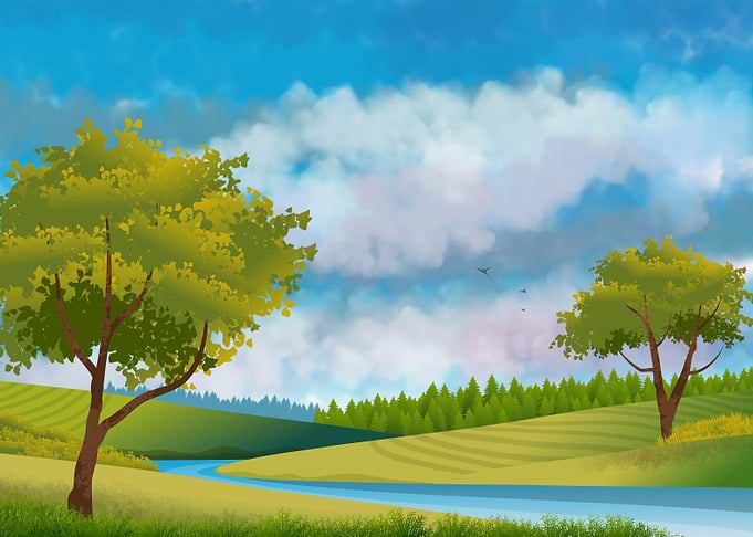 River illustrated