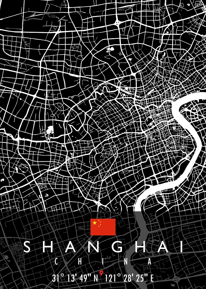 SHANGHAI MAP CHINA