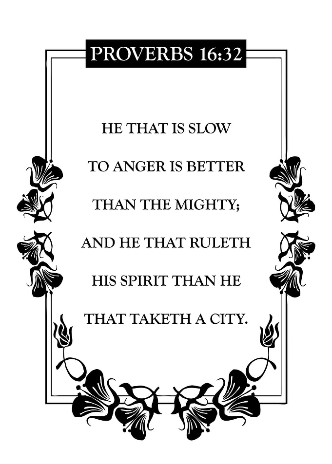 Proverbs 16 32