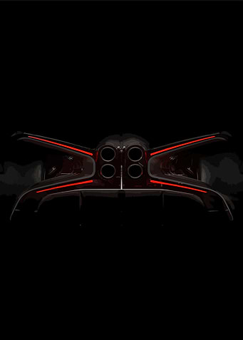 Bugatti bolide lighting