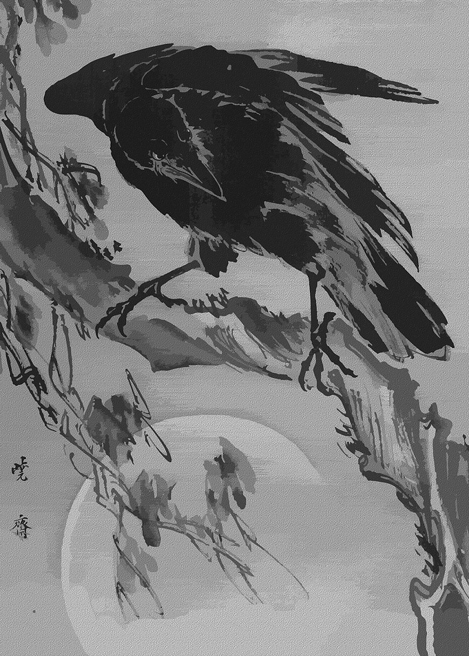 Crow and the Moon