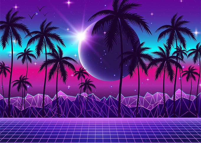 Retrowave Lanndscape