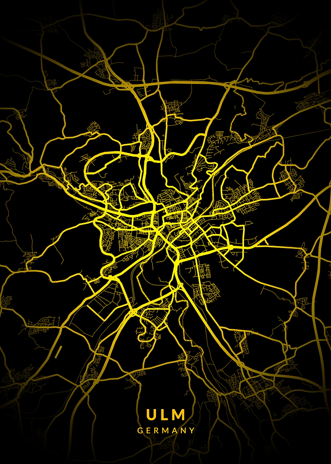 Ulm Germany City Map