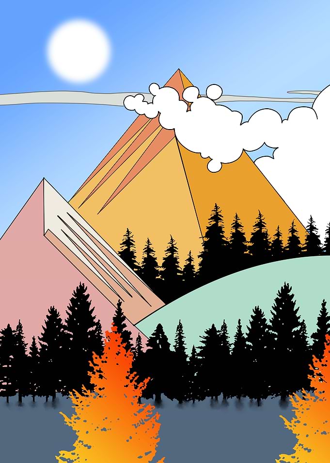 simplistic landscape