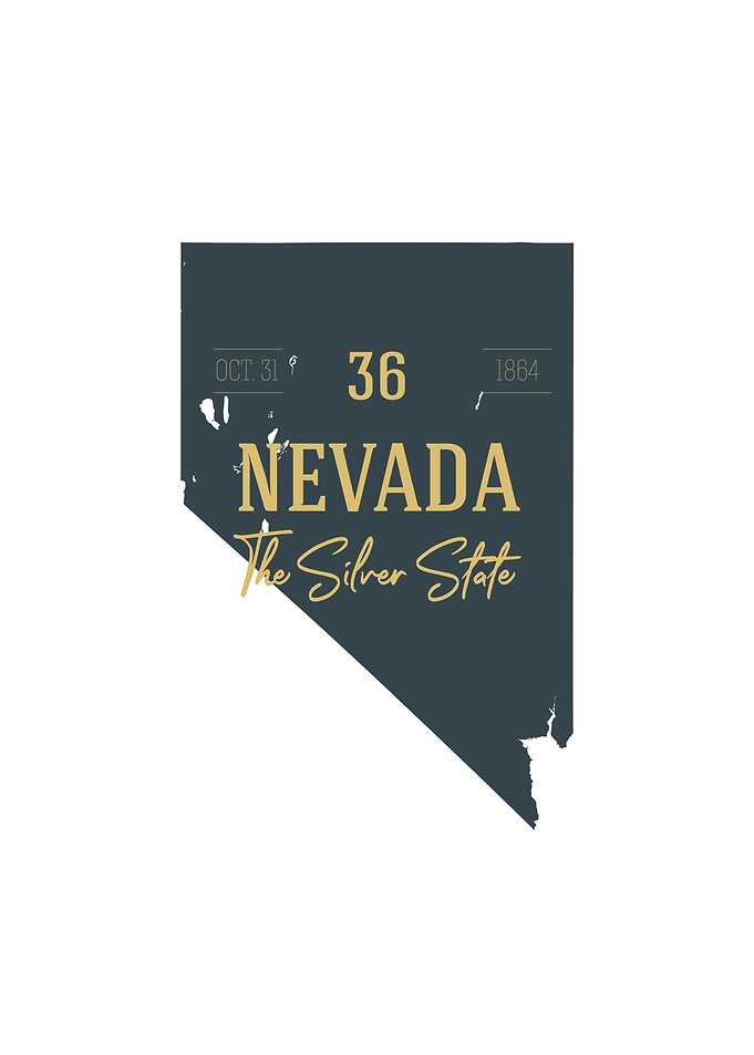 Nevada State Map USA