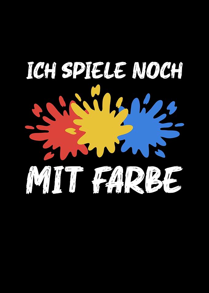 Ich spiele noch mit Farbe