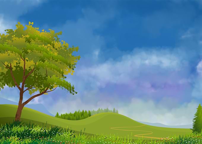 Open fields illustration