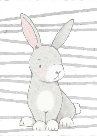 Kids Room Deco cute Rabbit