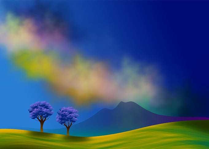 Colourful skies