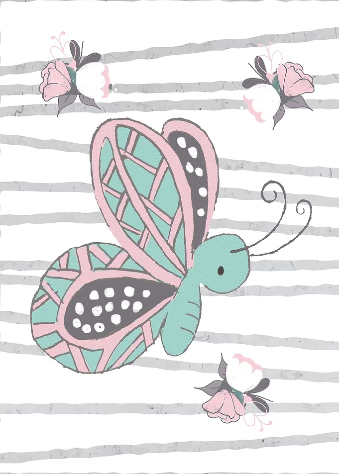 Cute Butterfly Girls Gift